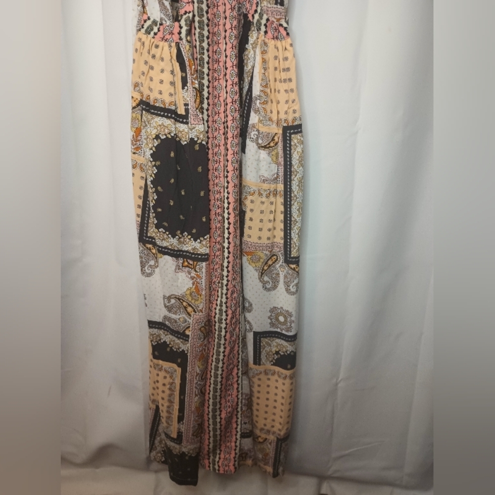 Matilda Jane Patchwork Maxi Apron Dress Small NWT Empire Waist Boho Cottagecore - Picture 6 of 15